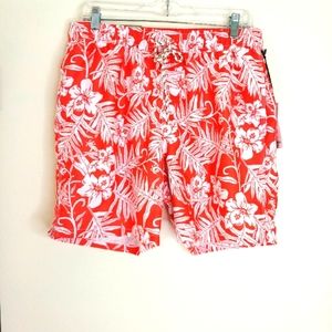 Goodfellow men's size M tropical print swim trunks NWT
